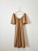 Abercrombie Polka Dot Midi Dress (XS)