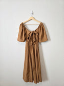 Abercrombie Polka Dot Midi Dress (XS)