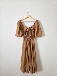 Abercrombie Polka Dot Midi Dress (XS)