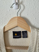 Vintage Cable Knit Sweater Vest (M)