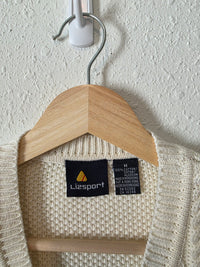 Vintage Cable Knit Sweater Vest (M)