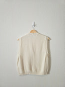 Vintage Cable Knit Sweater Vest (M)