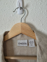 Vintage Linen Button Up Shirt (M)
