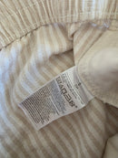 Linen Blend Straight Pants (S)