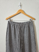 Reformation Gingham Wide Leg Linen Pants (M)