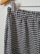 Reformation Gingham Wide Leg Linen Pants (M)