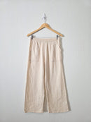 Neutral Gauze Wide Leg Pants (S)