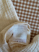 Neutral Gauze Wide Leg Pants (S)