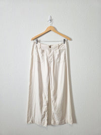 Anthropologie Linen Blend Wide Leg Pants (6)