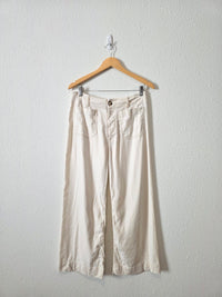 Anthropologie Linen Blend Wide Leg Pants (6)