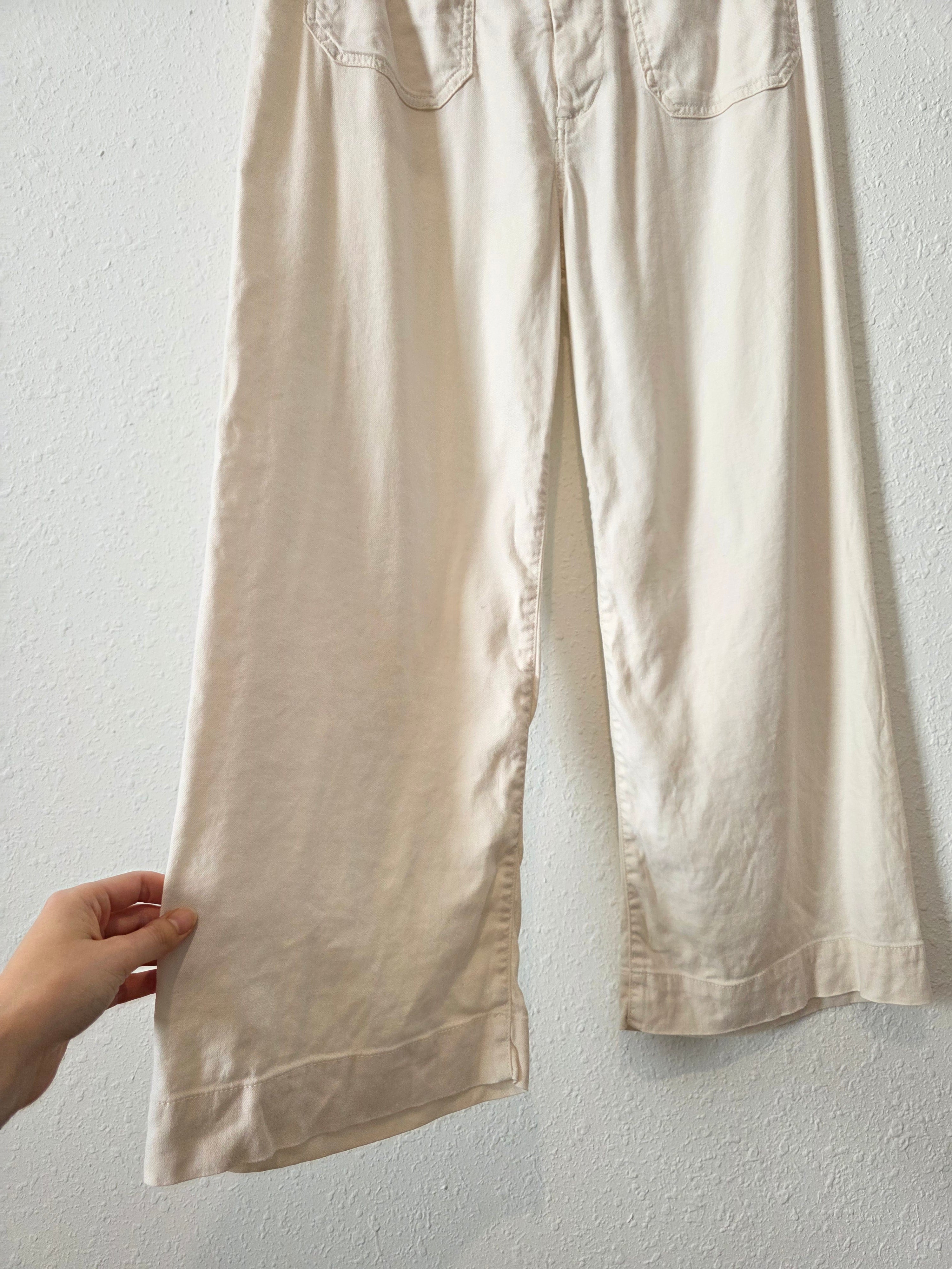 Anthropologie Linen Blend Wide Leg Pants (6)