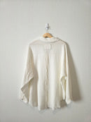 Zenana Cotton Gauze Button Up (XL)