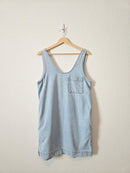 Light Wash Denim Mini Dress (XS)