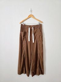 Maeve Brown Wide Leg Pants (M)