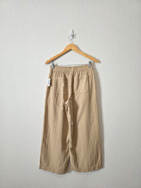 NEW Gauze Wide Leg Pants (S)