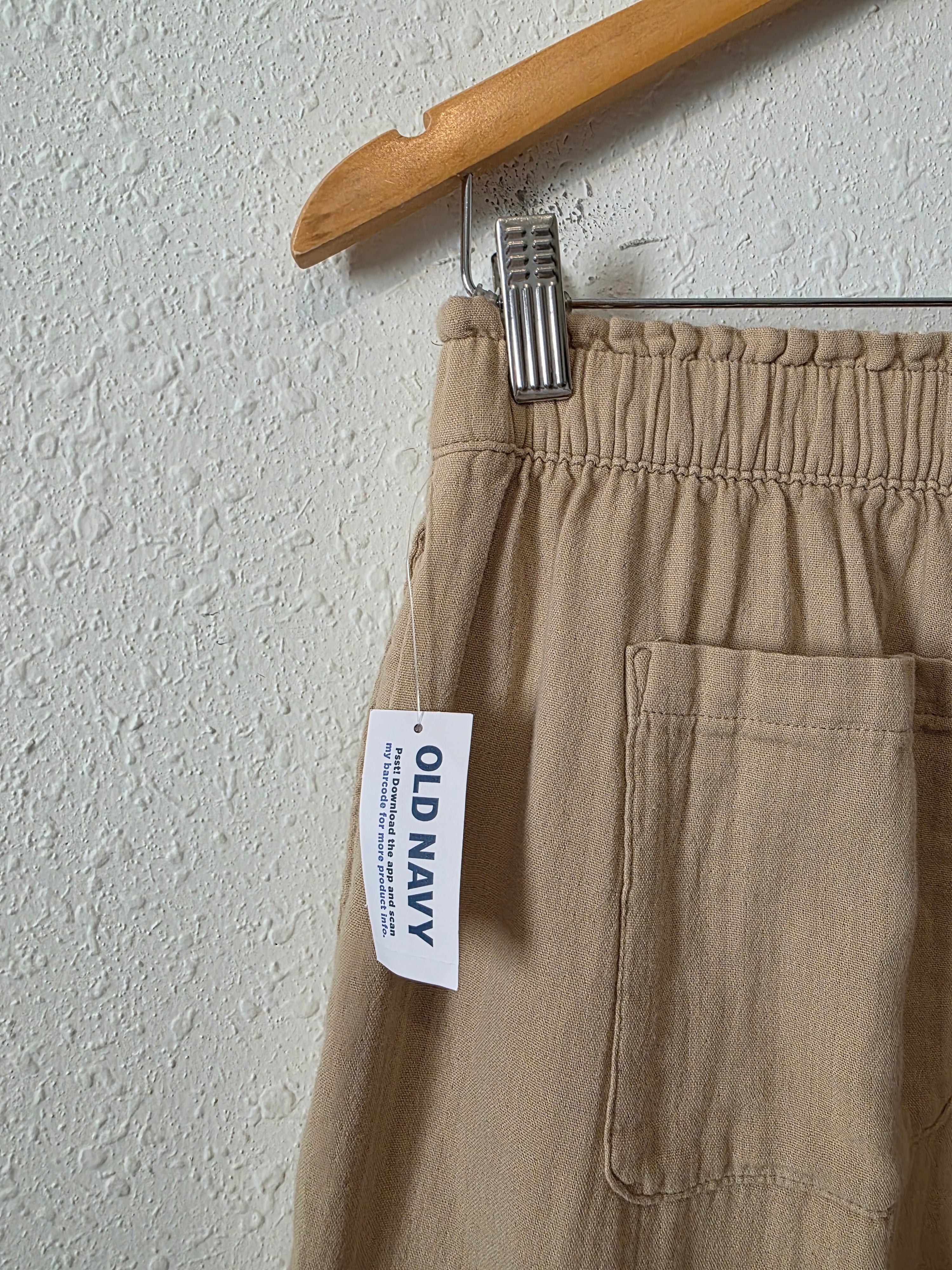 NEW Gauze Wide Leg Pants (S)