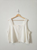 Gap Linen Blend Boxy Tank (XL)