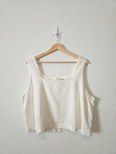 Gap Linen Blend Boxy Tank (XL)