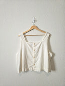 Gap Linen Blend Boxy Tank (XL)