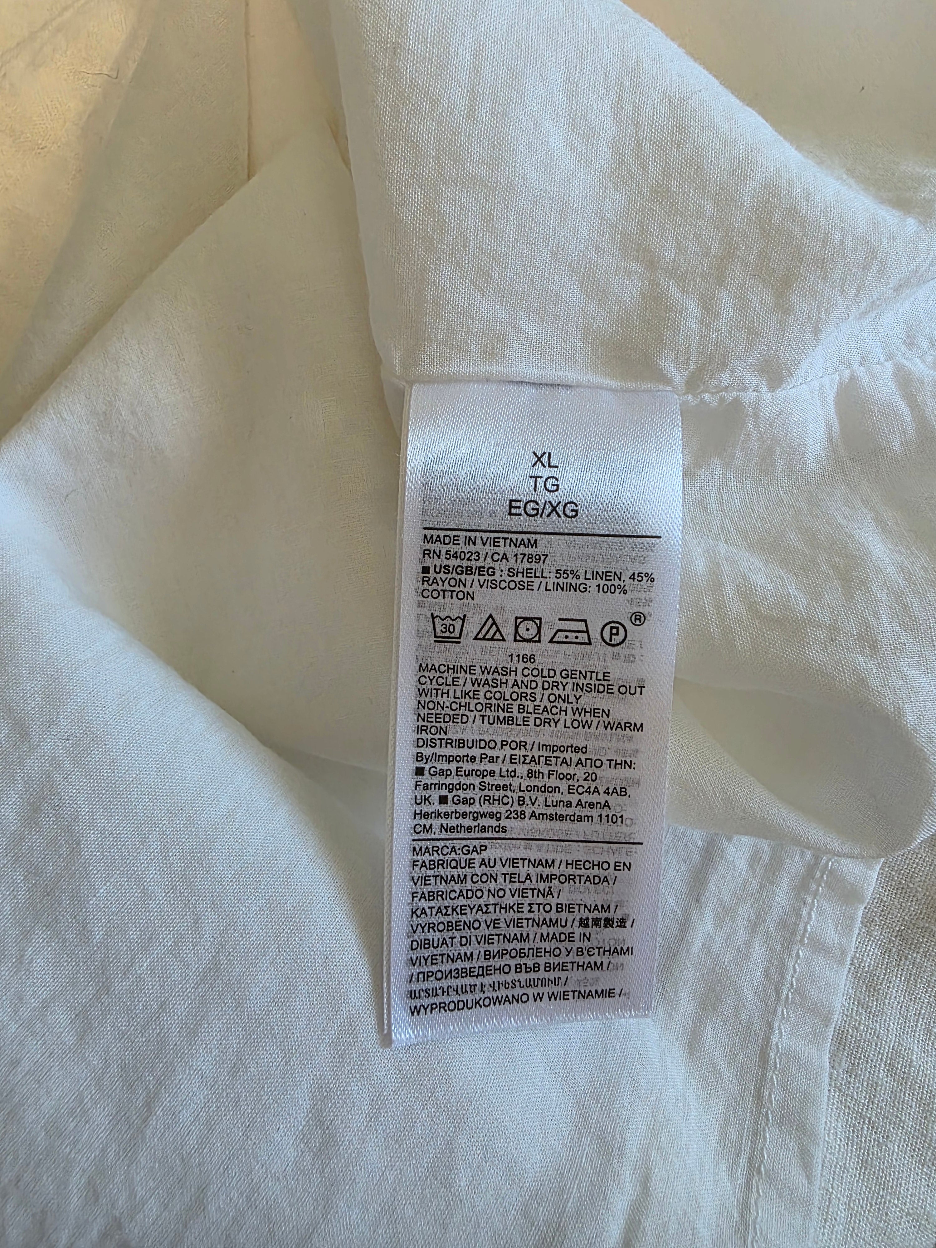 Gap Linen Blend Boxy Tank (XL)