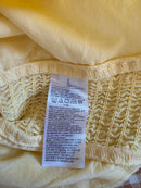 Yellow Linen Blend Tank (S)