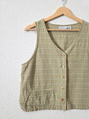 Vintage Linen Cotton Tank (S)