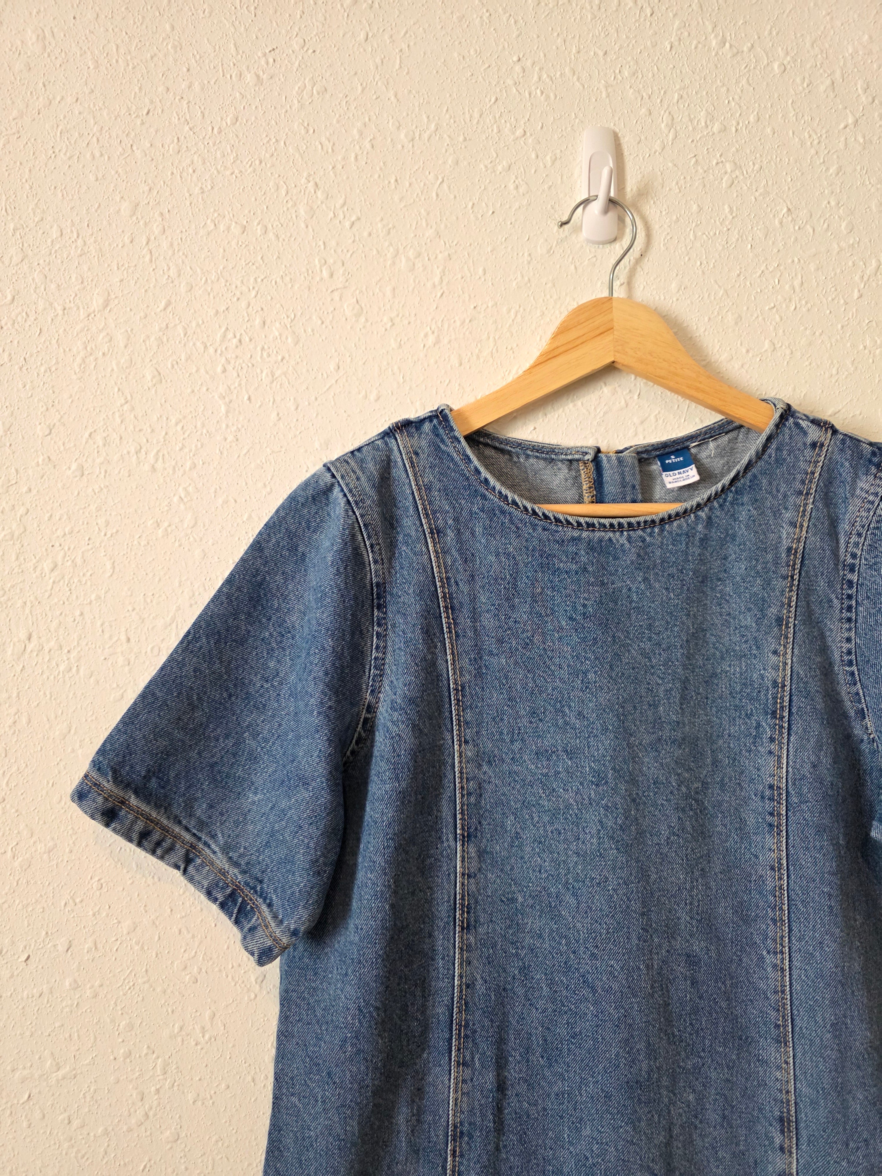 Cotton Denim Mini Dress (SP)