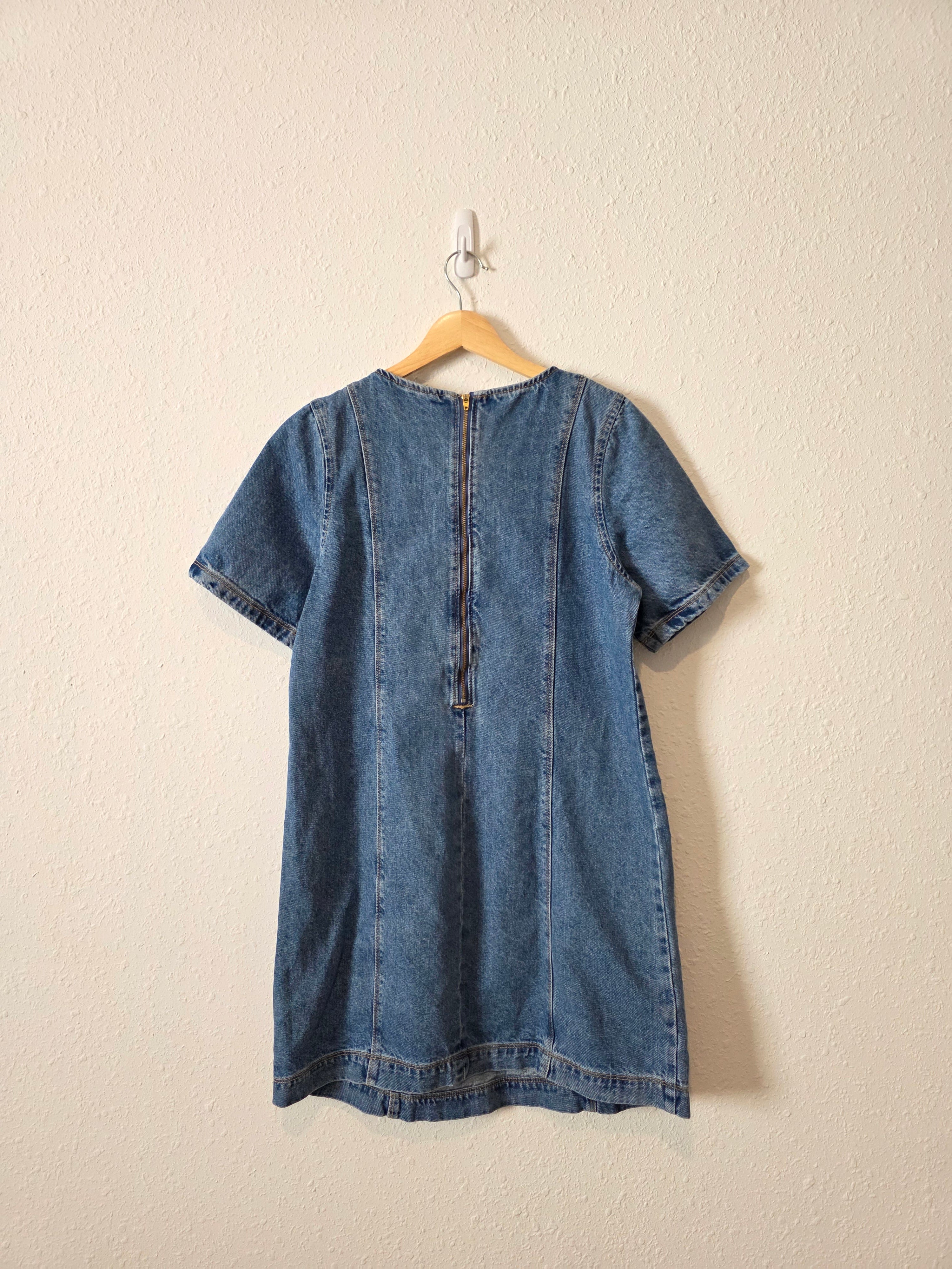 Cotton Denim Mini Dress (SP)