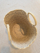 Small Raffia Basket Tote