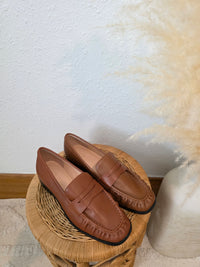 J.Crew Brown Leather Loafers (7.5)