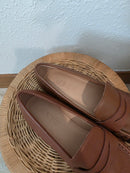 J.Crew Brown Leather Loafers (7.5)