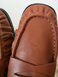 J.Crew Brown Leather Loafers (7.5)