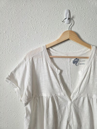 Pilcro V Neck Relaxed Top (S)