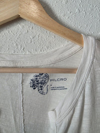 Pilcro V Neck Relaxed Top (S)
