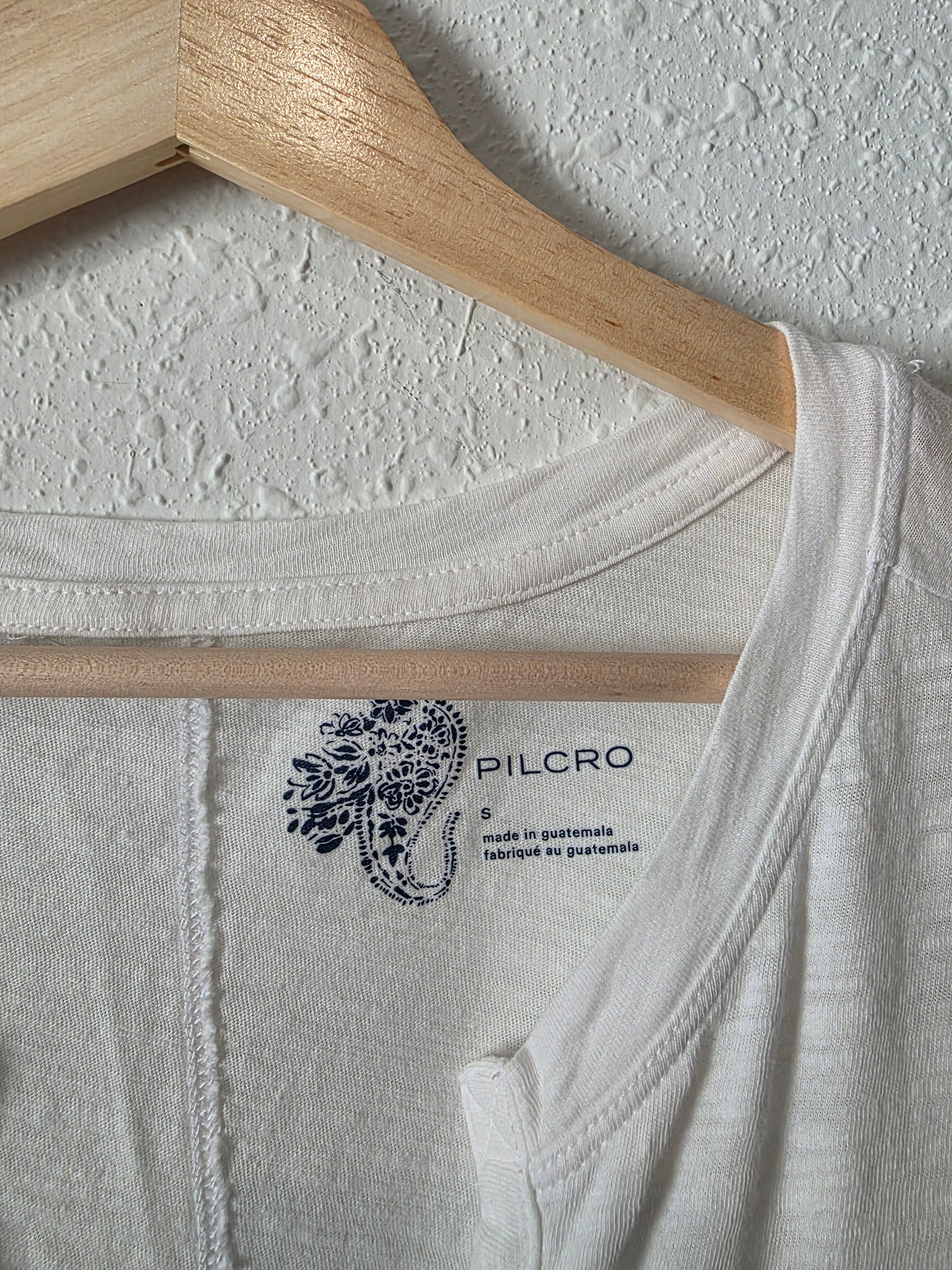 Pilcro V Neck Relaxed Top (S)