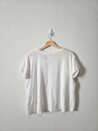 Pilcro V Neck Relaxed Top (S)