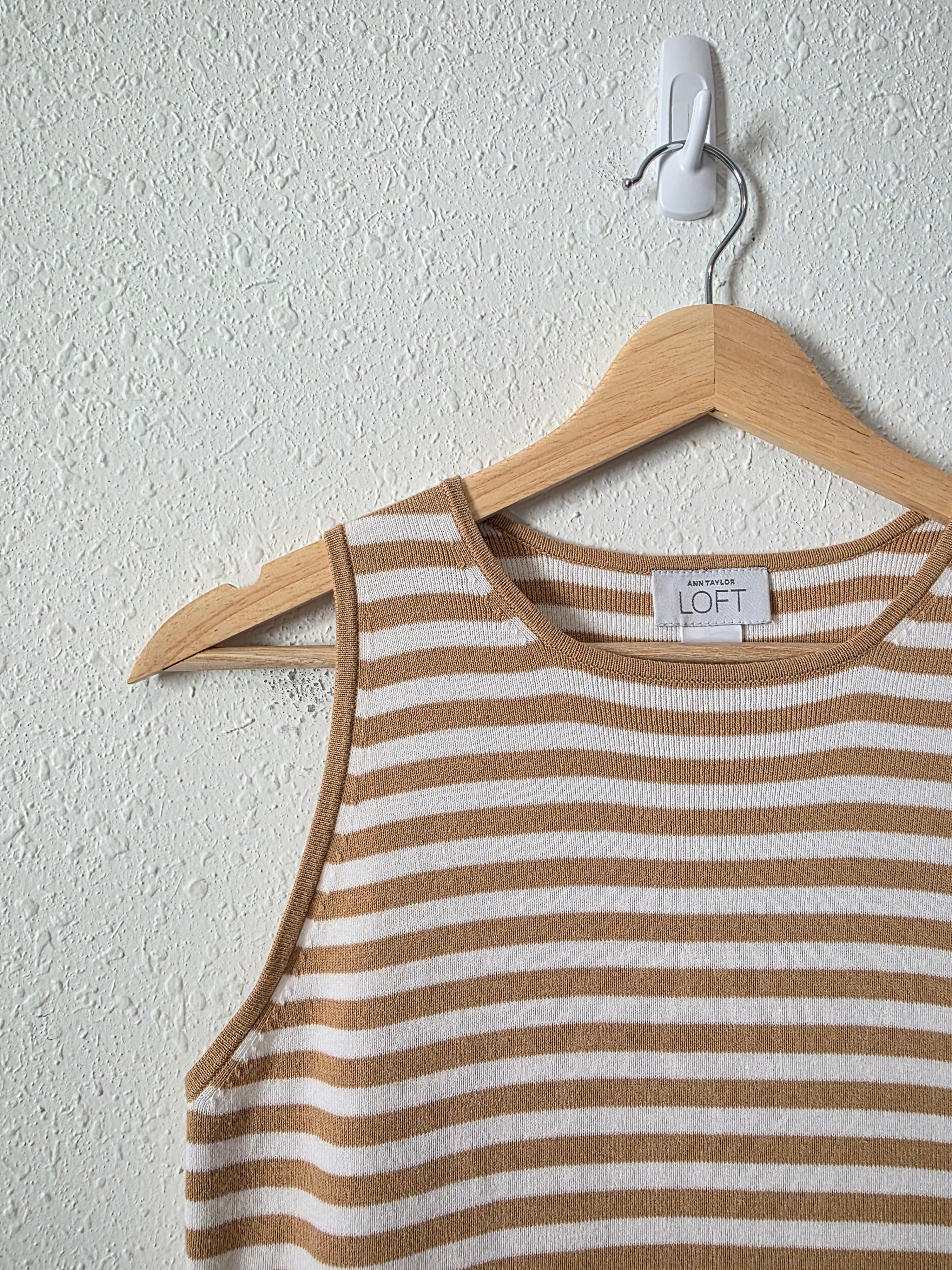 Vintage Striped Cotton Tank (M)