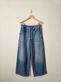Nuuds Wide Leg Drawstring Jeans (XS)