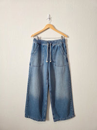 Nuuds Wide Leg Drawstring Jeans (XS)