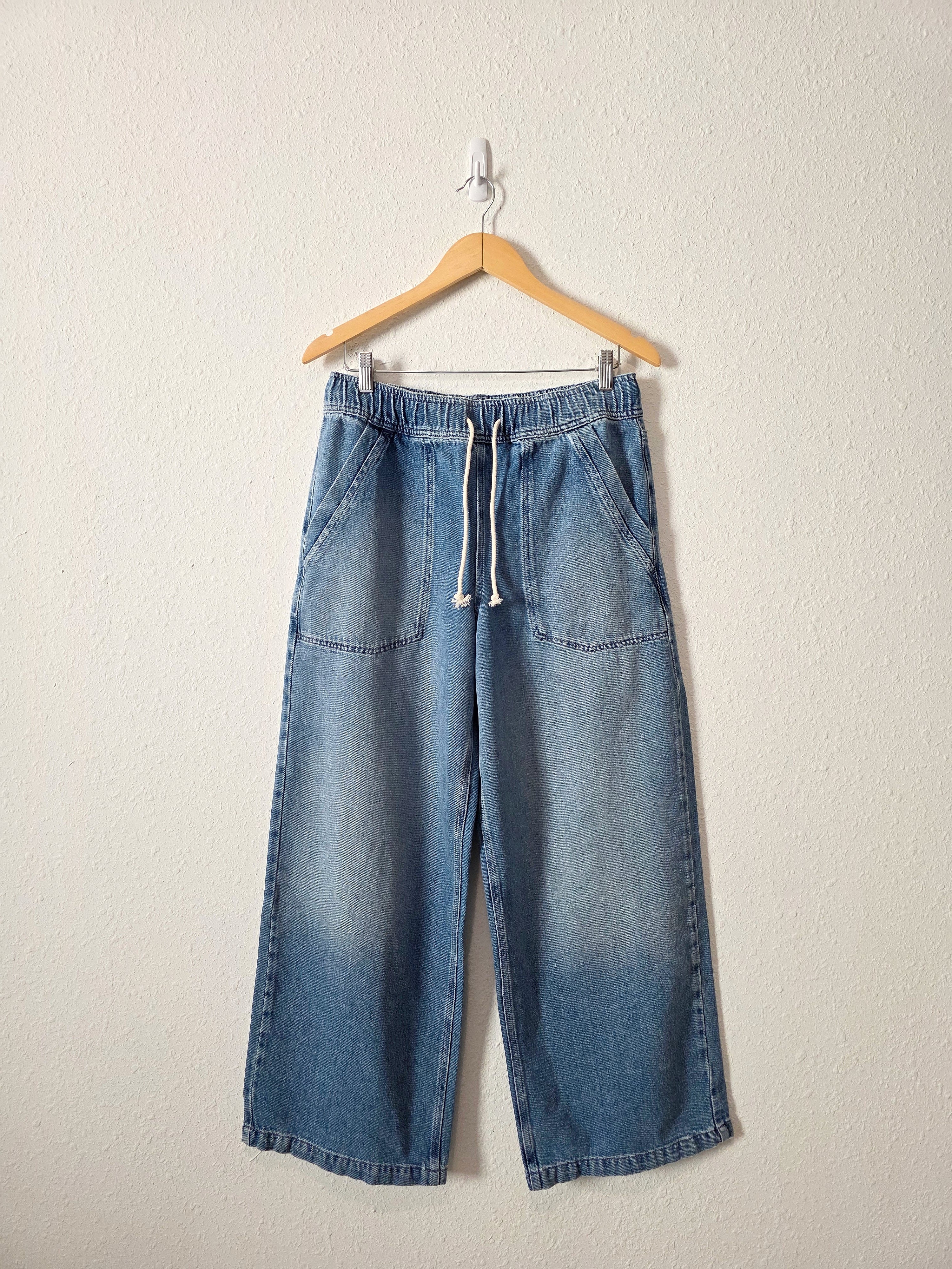 Nuuds Wide Leg Drawstring Jeans (XS)