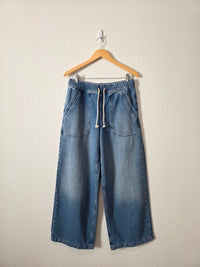 Nuuds Wide Leg Drawstring Jeans (XS)