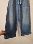 Nuuds Wide Leg Drawstring Jeans (XS)