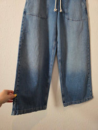 Nuuds Wide Leg Drawstring Jeans (XS)
