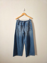 Nuuds Wide Leg Drawstring Jeans (XS)