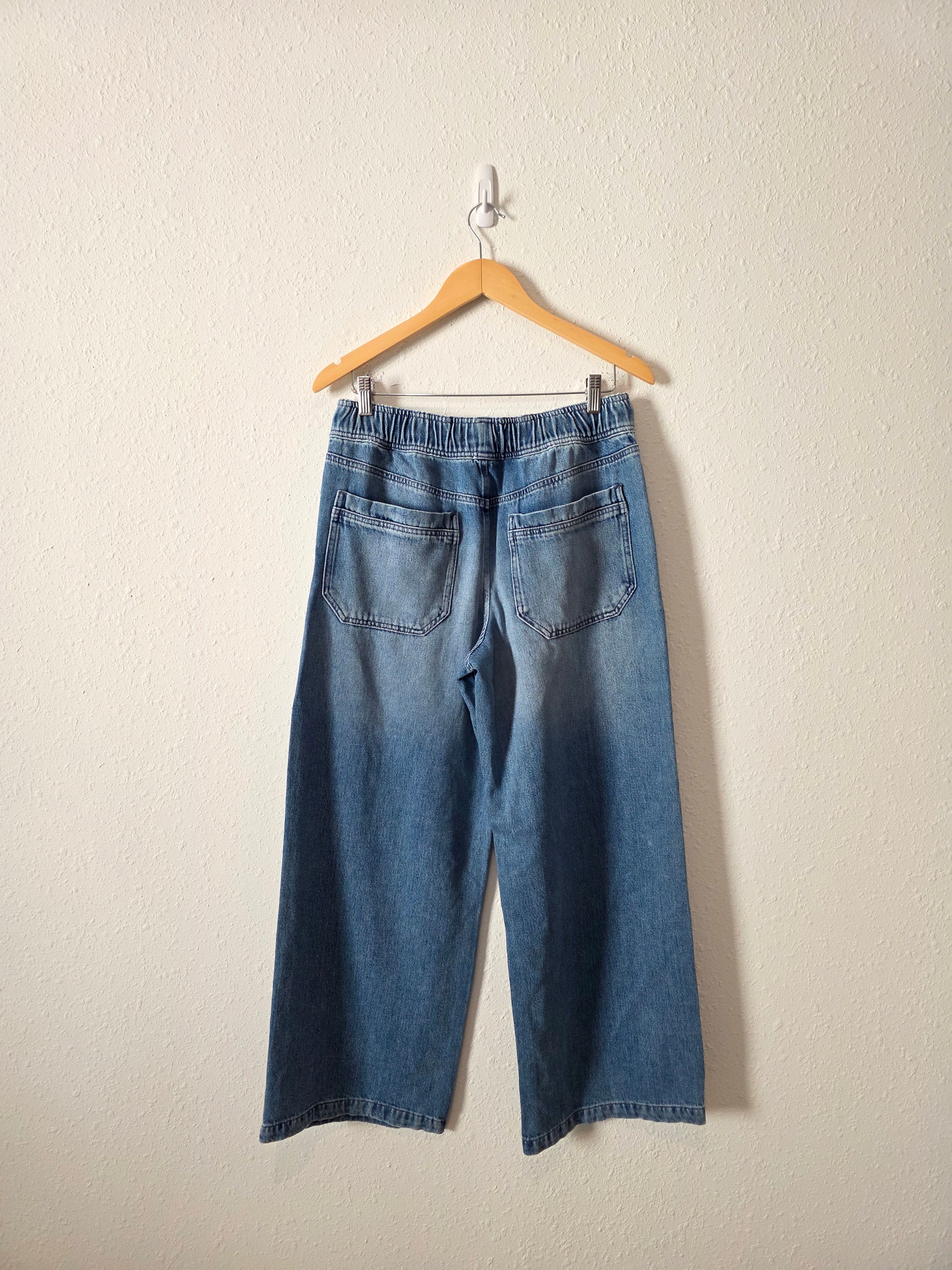 Nuuds Wide Leg Drawstring Jeans (XS)