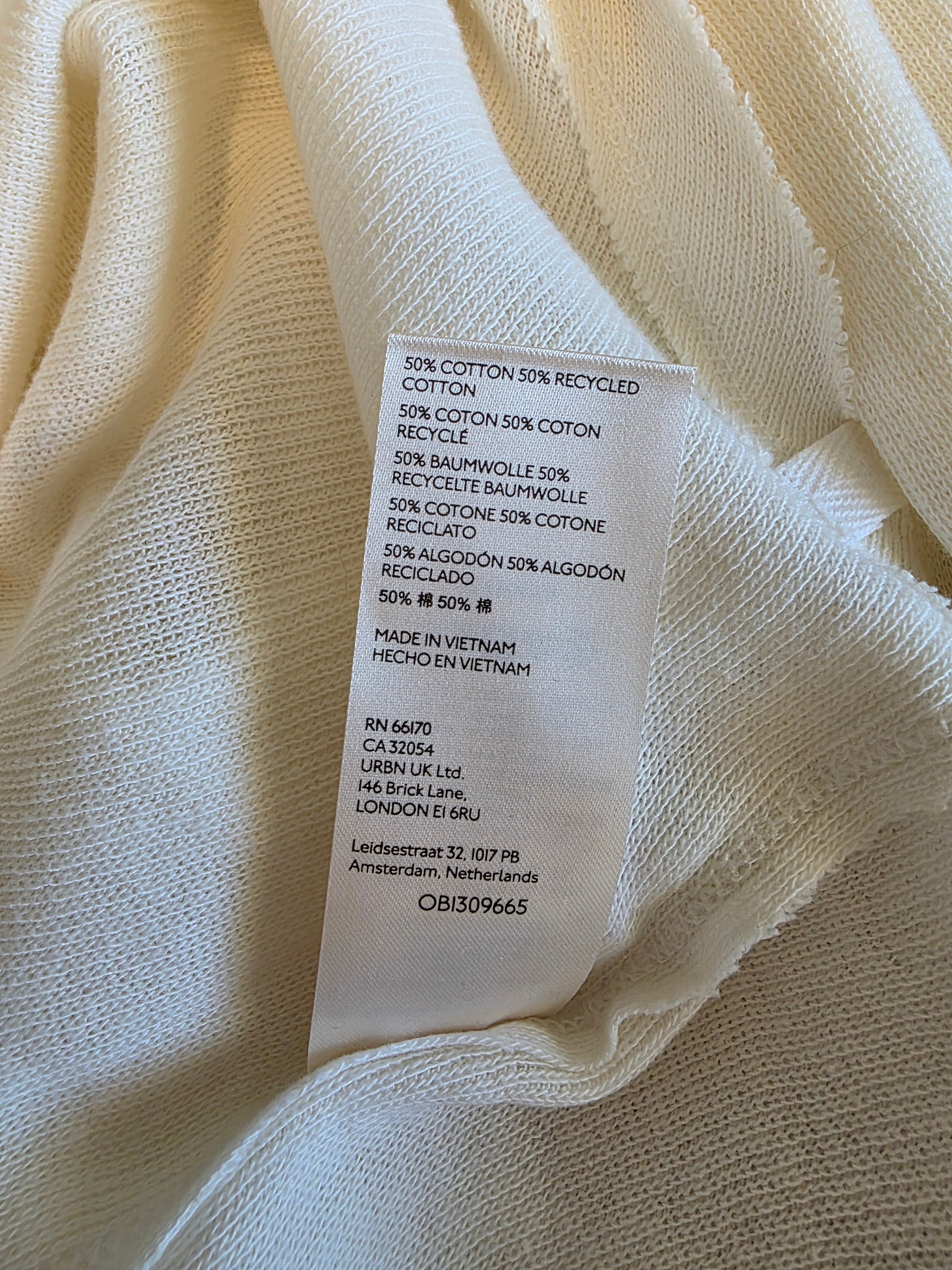 Free People Long Sleeve Cotton Tee (S)