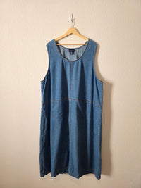 Vintage Denim Midi Dress (28W)