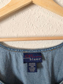 Vintage Denim Midi Dress (28W)