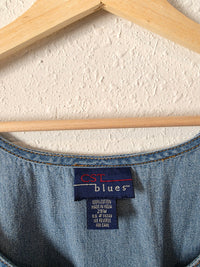 Vintage Denim Midi Dress (28W)
