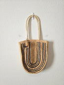BTB Woven Raffia Shoulder Bag